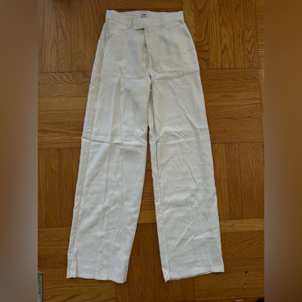 COTTON ON, Linen&Cotton White Pants